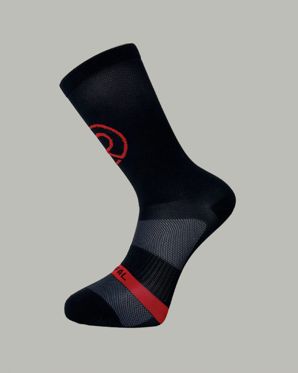 Chaussette Ventoux - Noir & Rouge – Image 3